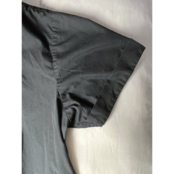 Taco Bell Button Up Shirt Mens Large Black Short Sleeve Employee Logo - Picture 4 of 9